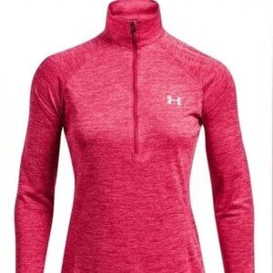 Under Armour‎ Womens Heat Gear Long Sleeve Half Zip Pullover size S